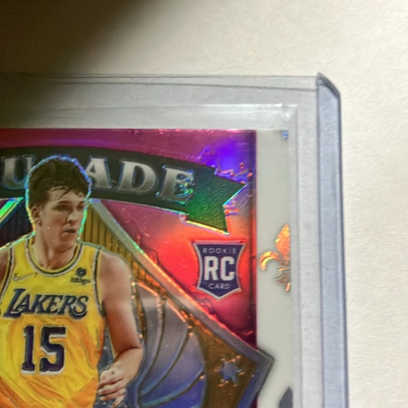 2021-22 Panini Chronicles Austin Reaves LA Lakers HOLO Rookie Card RC Rare! - Picture 4 of 4
